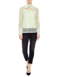 Sandro - Lizzi Lace   Bow Top at Saks Fifth Avenue